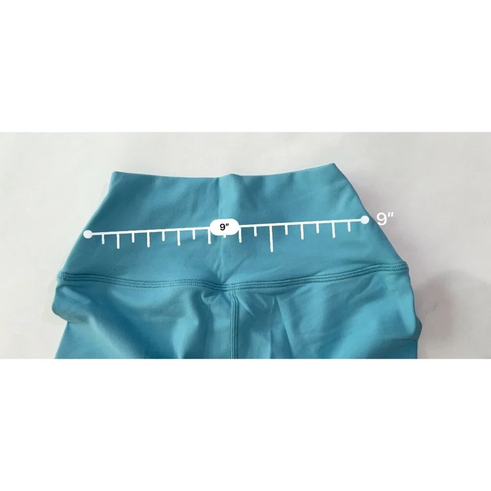 Sporty & Rich Runner Stretch Leggings in Sea Blue - Picture 7 of 8